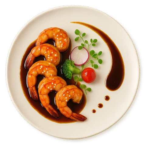 Camarones Teriyaki