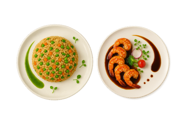Combo 3: Arroz Frito + Camarones Teriyaki