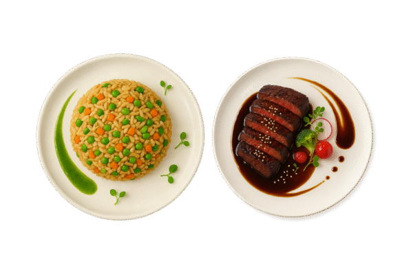 Combo 4: Arroz Frito + Res Teriyaki