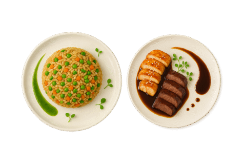 Combo 5: Arroz Frito + Pollo-Res Teriyaki